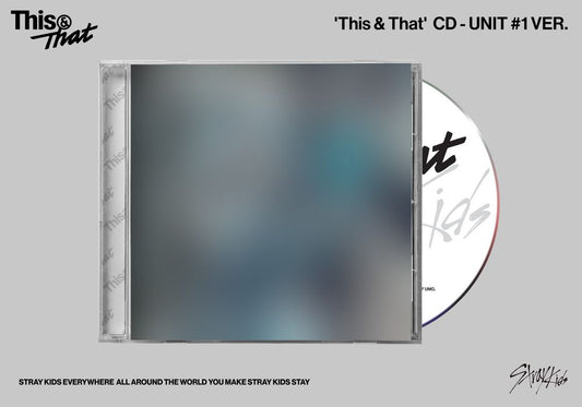 the album cover for Stray Kids - This & That [Unit #1 Ver.]