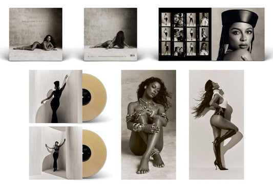 the album cover for Victoria Monét - Frequency of Love [Translucent Tan]