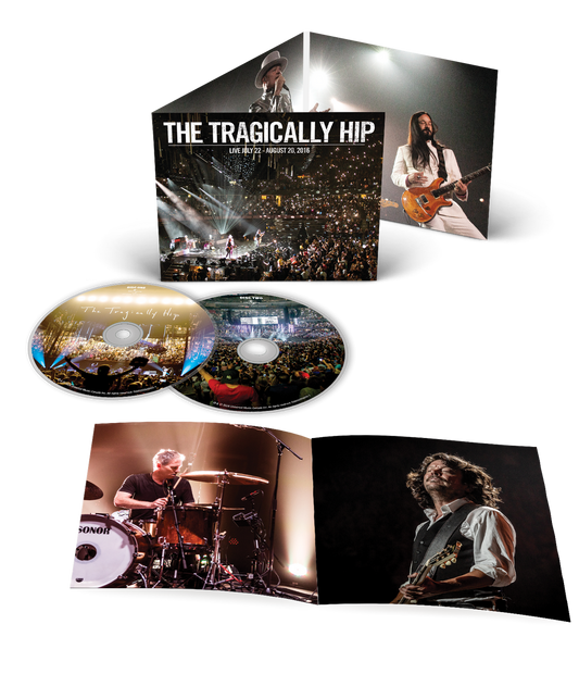 the album cover for The Tragically Hip - Live July 22 - August 20, 2016