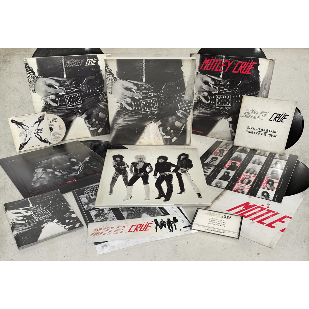 the album cover for Motley Crue - Too Fast for Love - 45th Anniversary Edition [Deluxe Box]