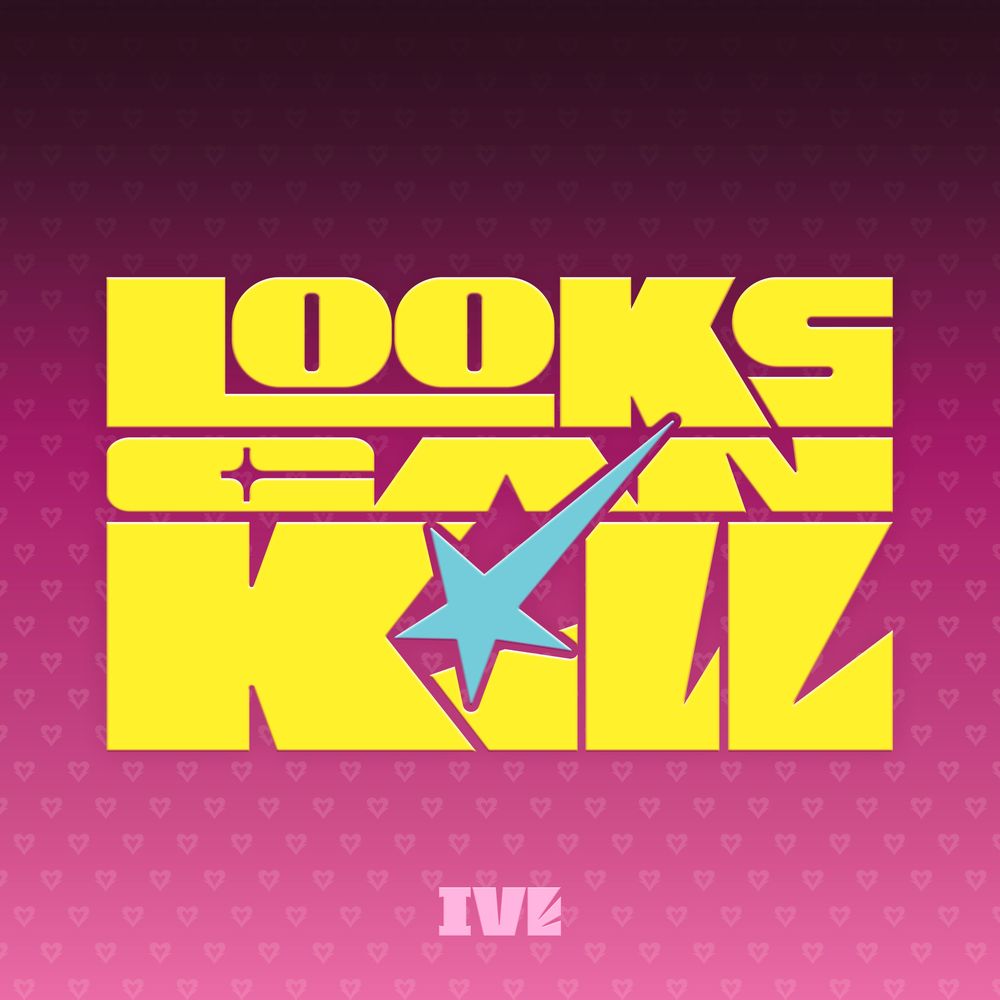 the album cover for IVE - IVE EP LOOKS CAN KILL (US GENERAL) [GIRL HERO VER.]