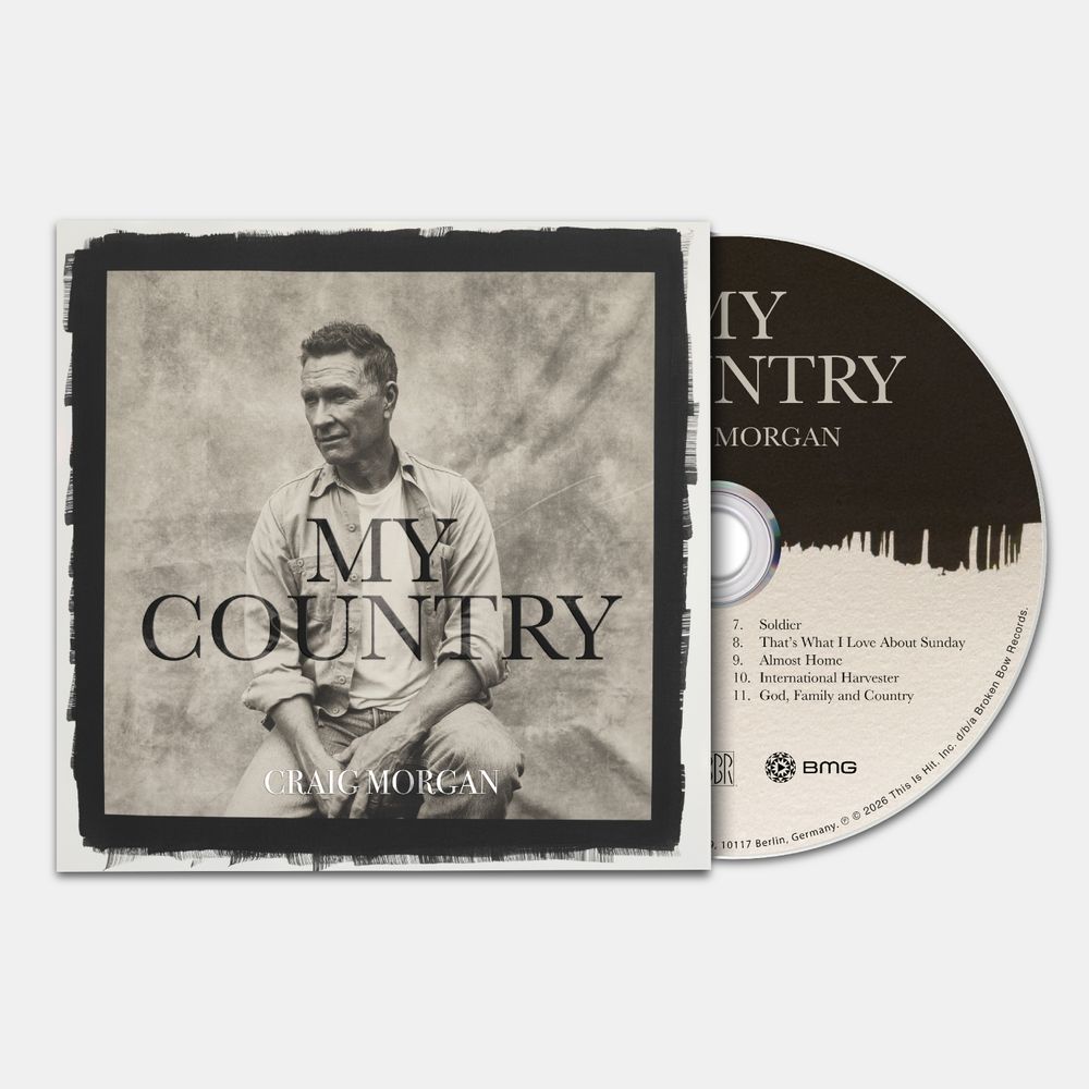 the album cover for Craig Morgan - My Country