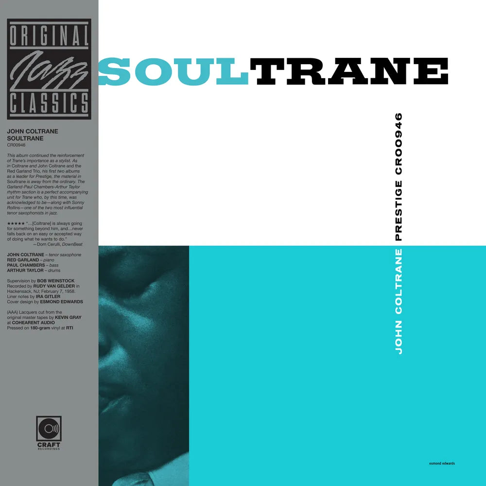 the album cover for John Coltrane - Soultrane - Original Jazz Classics Series [180g with OBI]