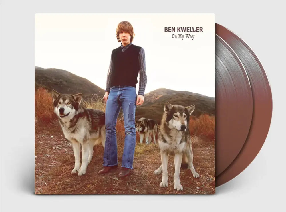 the album cover for Ben Kweller - On My Way (Brwn) [Colored Vinyl] [180 Gram] (Uk)