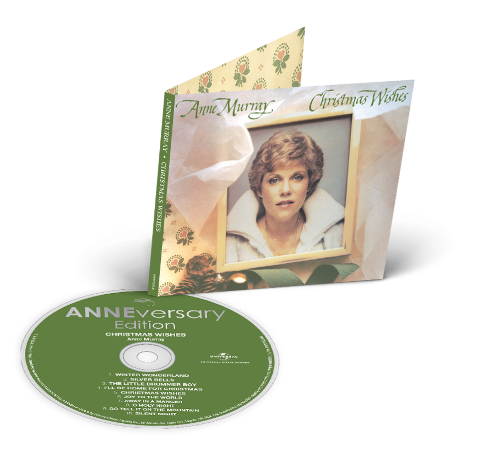 the album cover for Anne Murray - Christmas Wishes - ANNEversary Edition