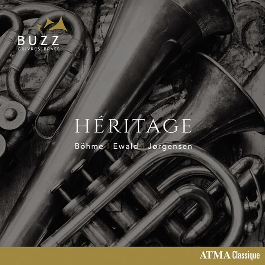 the album cover for Buzz Brass - Heritage