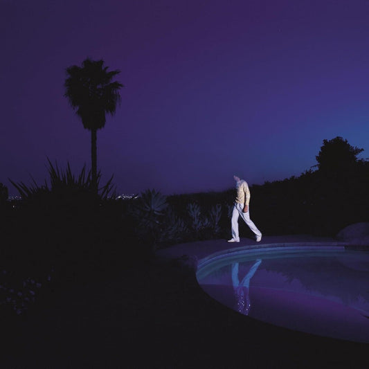 the album cover for Lewis OfMan - Cristal Medium Blue