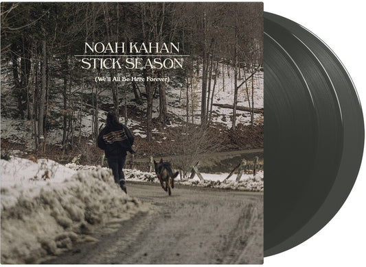 the album cover for Noah Kahan - Stick Season (We'll All Be Here Forever) [Black Ice 3 LP]