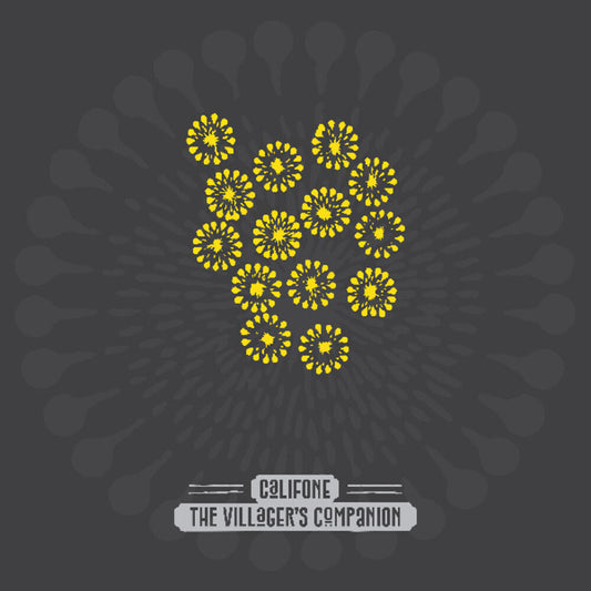 the album cover for Califone - Villager's Companion [Indie Exclusive Firework Shimmer LP]