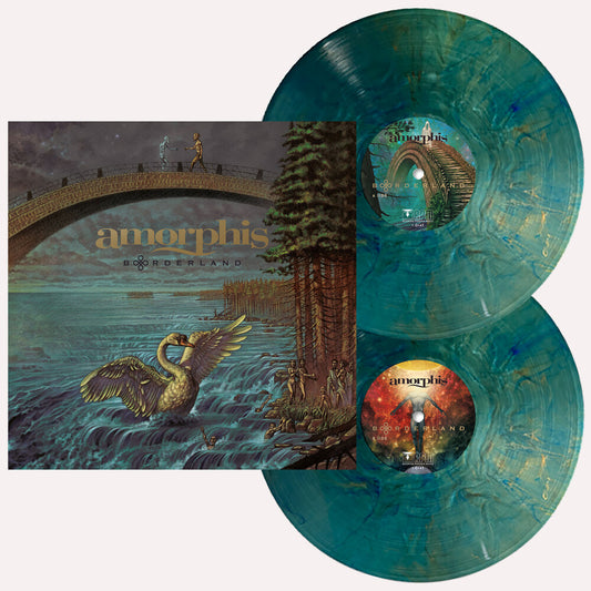 the album cover for Amorphis - Borderland (Blue) (Bonus Tracks) [Colored Vinyl] (Grn)