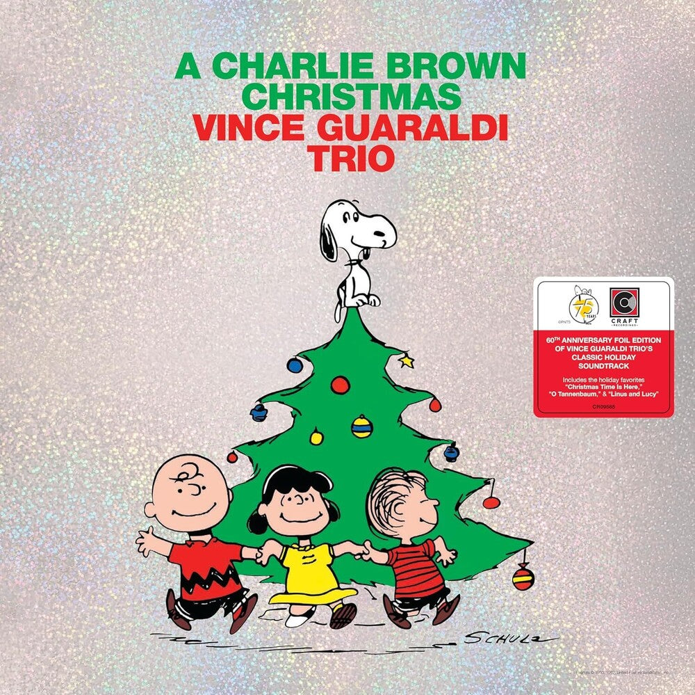 the album cover for Vince Guaraldi - Charlie Brown Christmas [60th Anniversary Holographic Limited Edition]
