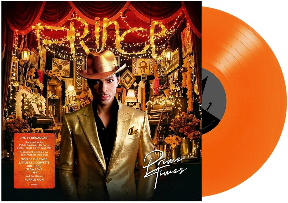the album cover for Prince - Prime Times [Indie Exclusive] [Colored Vinyl] [Limited Edition] [Indie Exclusive]