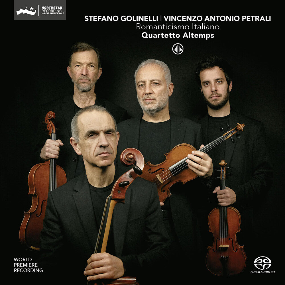 the album cover for Quartetto Altemps - Romanticismo Italiano (Sacd)