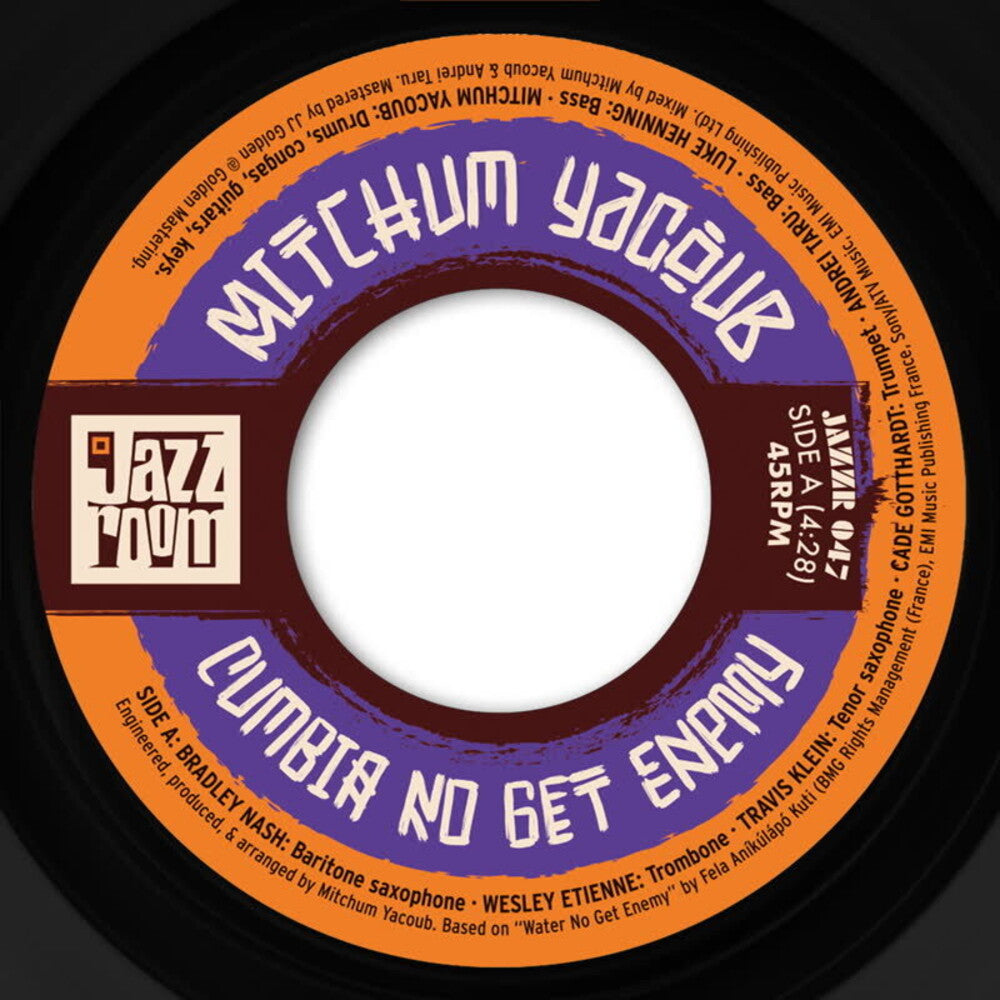 the album cover for Mitchum Yacoub - Cumbia No Get Enemy