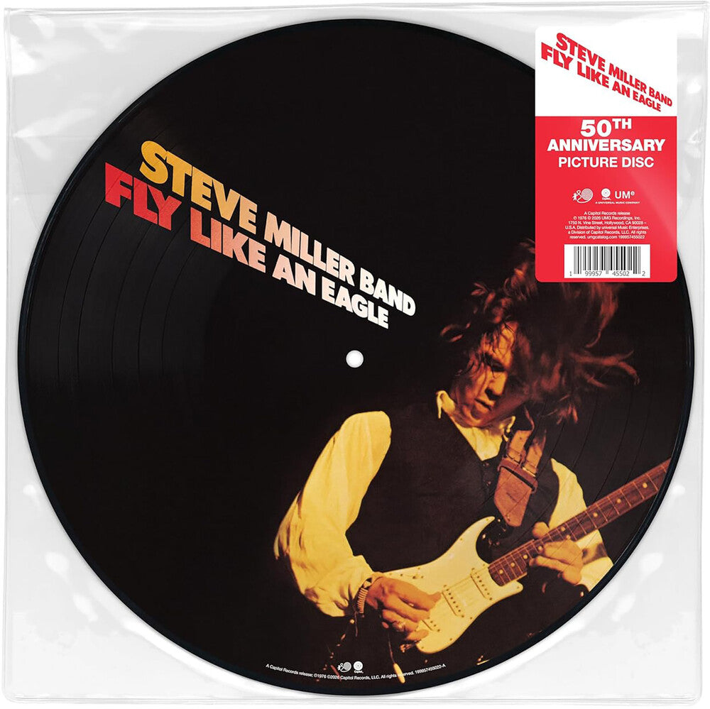 the album cover for Steve Miller Band - Fly Like An Eagle - 50th Anniversary [Picture Disc]