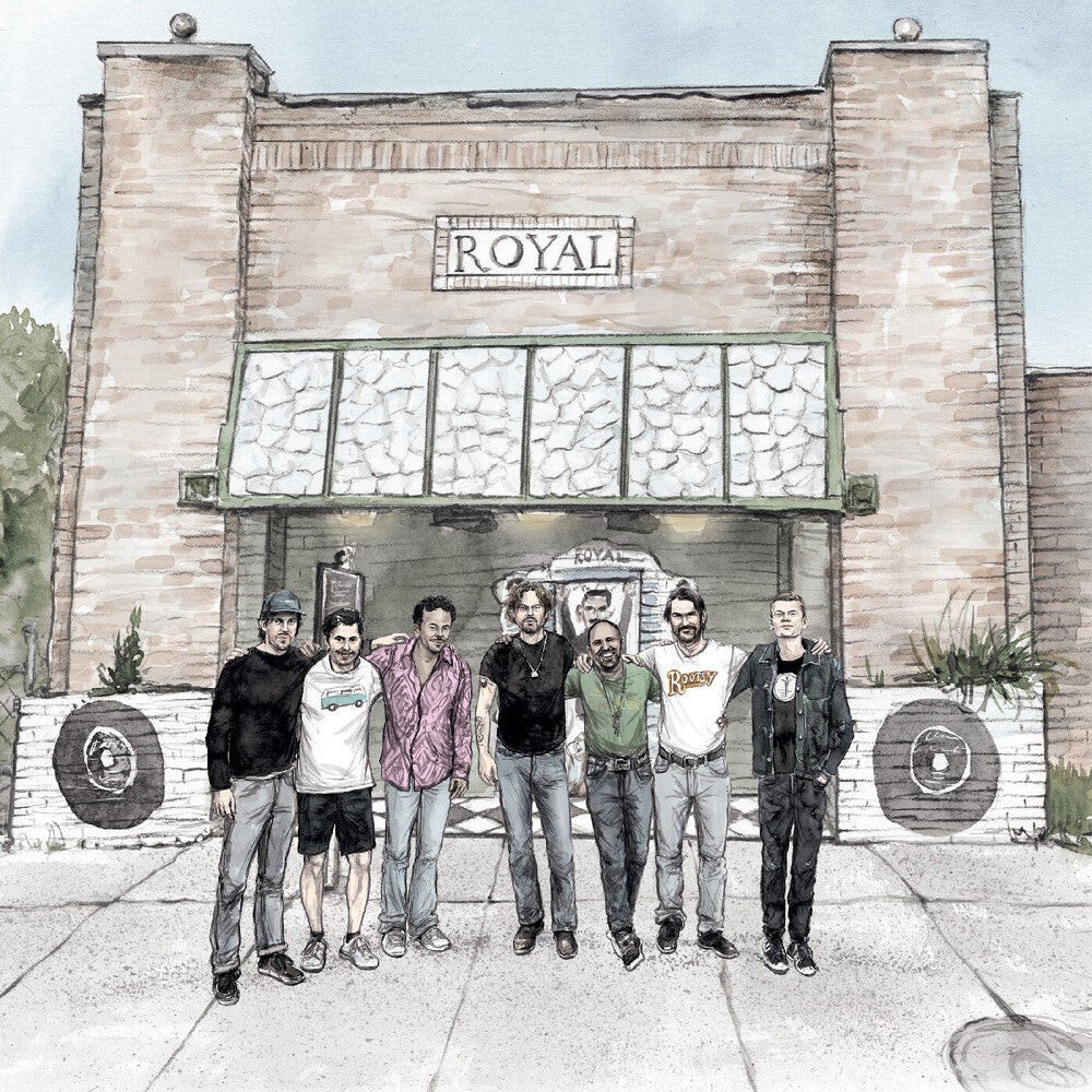 the album cover for Jesper Lindell - Royal - Royal Blue Vinyl (Blue) [Colored Vinyl] (Gate)