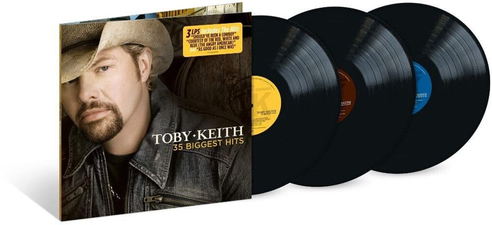 the album cover for Toby Keith - 35 Biggest Hits
