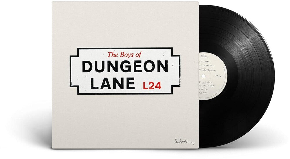 the album cover for Paul McCartney - The Boys of Dungeon Lane [Black]