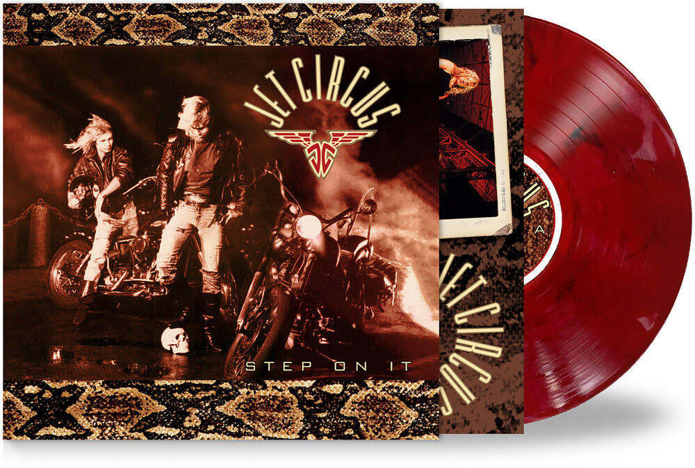 the album cover for Jet Circus - Step On It - 35th Anniversary [Colored Vinyl] [Deluxe] [Limited Edition]