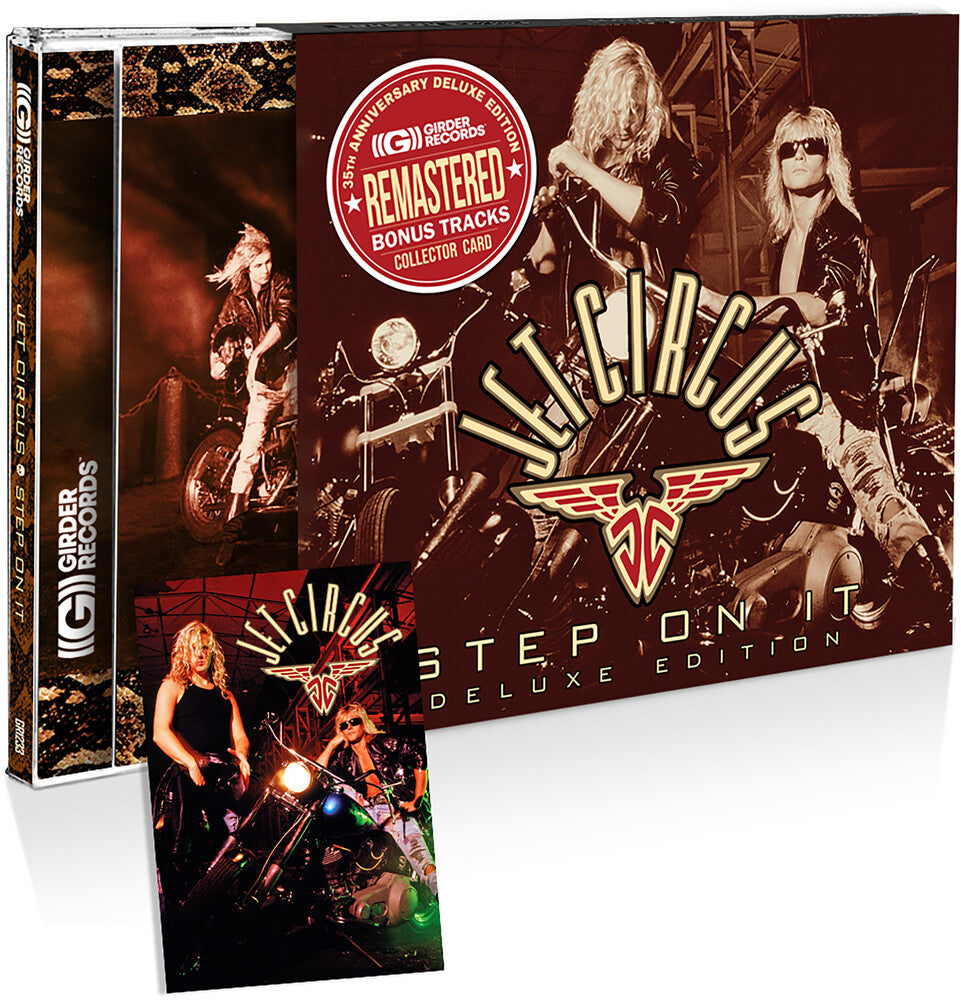 the album cover for Jet Circus - Step On It - 35th Anniversary (Bonus Tracks) [Deluxe]
