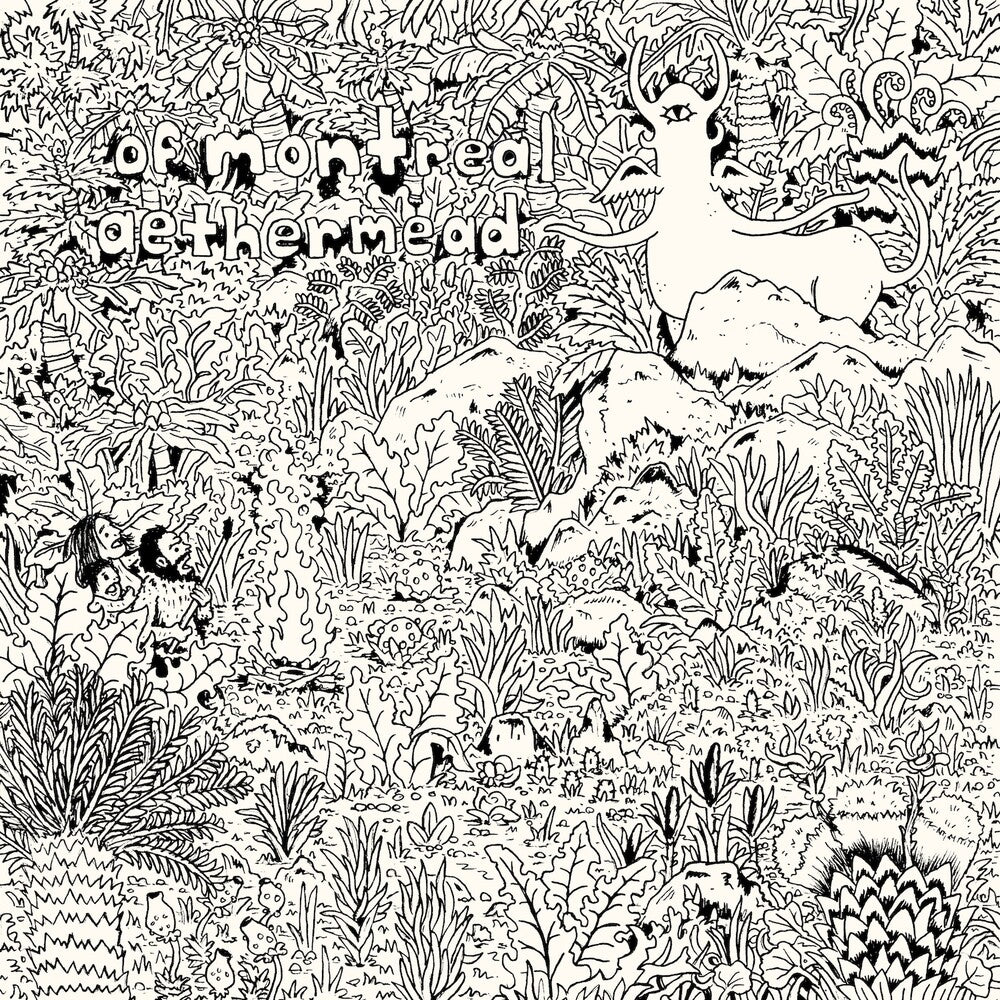 the album cover for Of Montreal - Aethermead