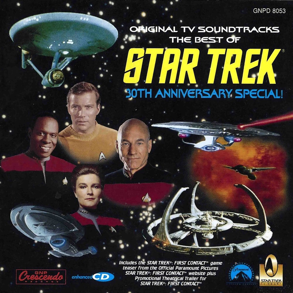 the album cover for Best Of Star Trek: 30th Anniversary Special / Ost - Best Of Star Trek: 30th Anniversary Special / Ost