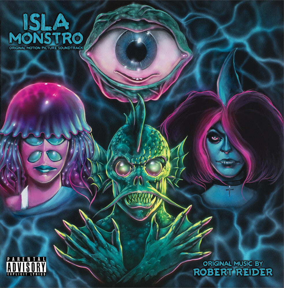 the album cover for Robert Reider - Isla Monstro - O.S.T.