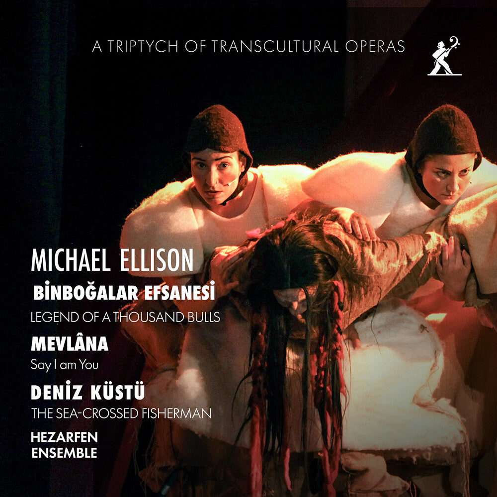 the album cover for Vocaallab Nederland - Michael Ellison: A Triptych Of Transcultural Opera