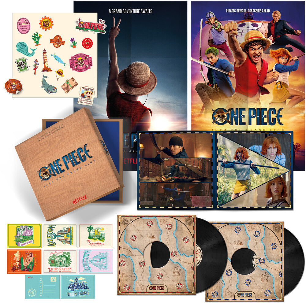 the album cover for Sonya Belousova  / Ostinelli,Giona (Box) (Post) - One Piece: Into Grand - Ost (Box) (Post)