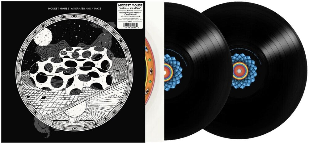 the album cover for Modest Mouse - Eraser & A Maze [Cosmic Black 180g EcoSonic Audiophile Vinyl]