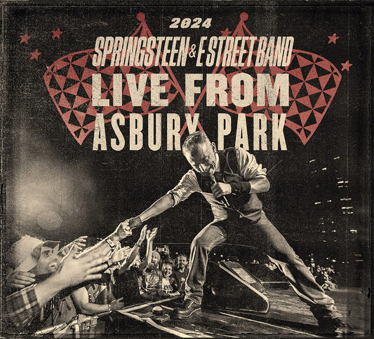 the album cover for Bruce Springsteen  & The E Street Band - Live From Asbury Park 2024