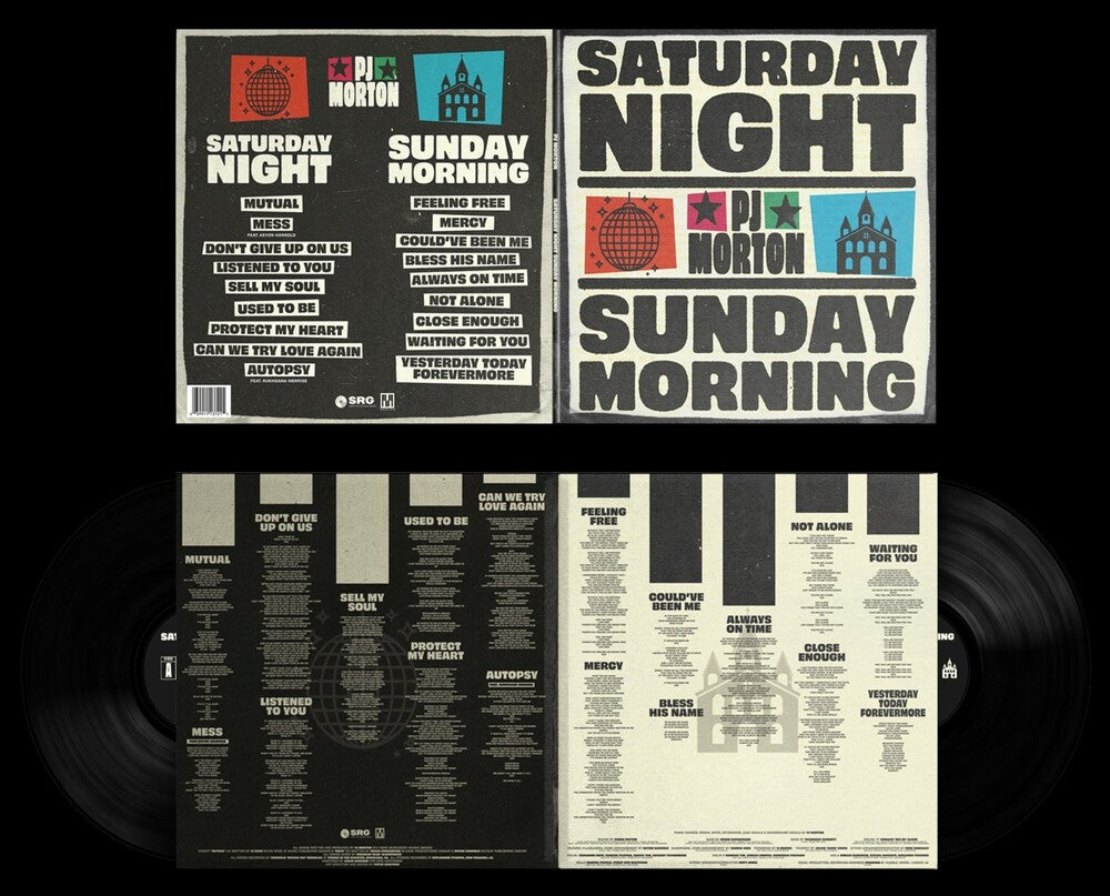 the album cover for PJ Morton - Saturday Night / Sunday Morning
