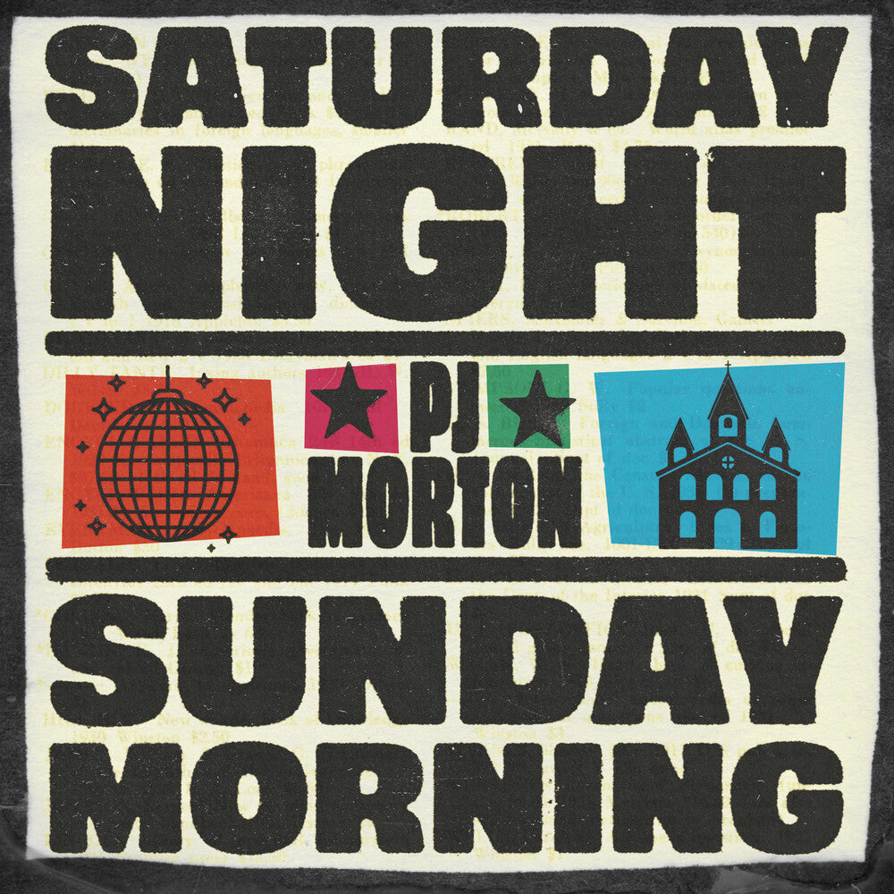 the album cover for PJ Morton - Saturday Night / Sunday Morning [Digipak]