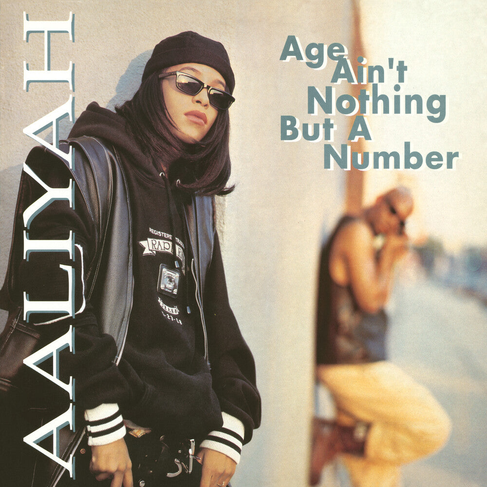 the album cover for Aaliyah - Age Ain't Nothing But A Number [Black]