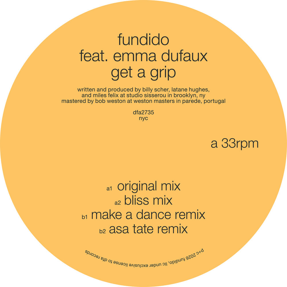 the album cover for Fundido - Get A Grip