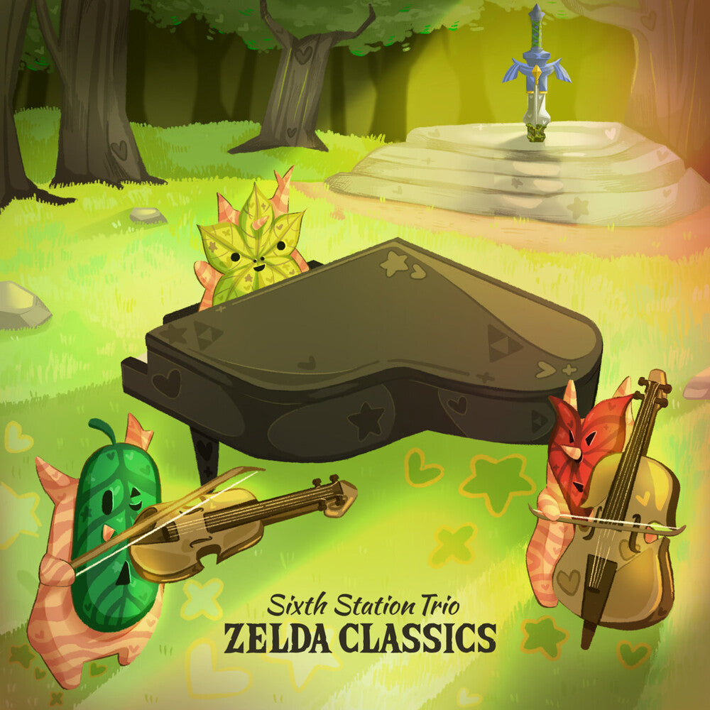 the album cover for Sixth Station Trio (Colv) (Grn) - Zelda Classics - O.S.T. [Colored Vinyl] (Grn)