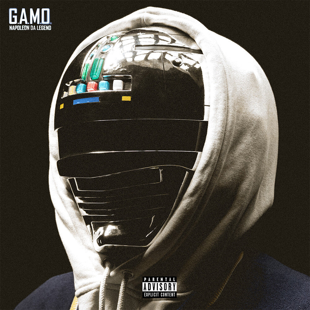 the album cover for Napoleon Da Legend - G.A.M.O. [Double Silver Galaxy]