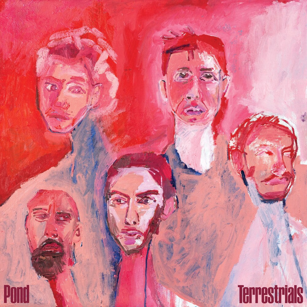 the album cover for POND - Terrestrials