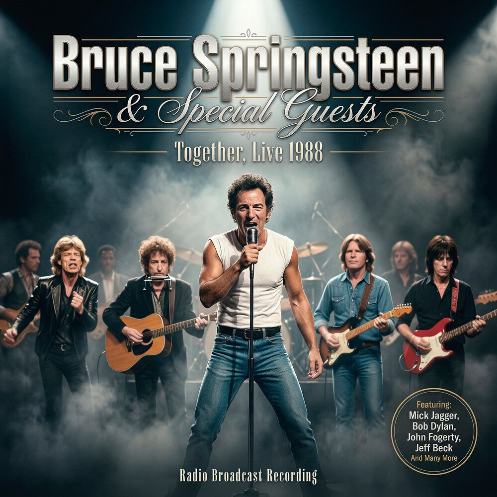 the album cover for Bruce Springsteen - Together Live 1988