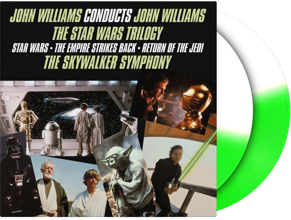 the album cover for John Williams - John Williams Conducts John Williams: The Star Wars Trilogy
