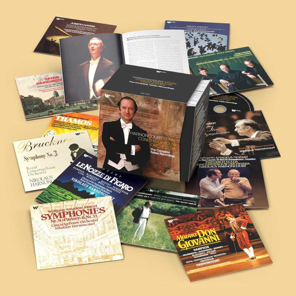 the album cover for Nikolaus Harnoncourt - Complete Teldec Recordings (Box)