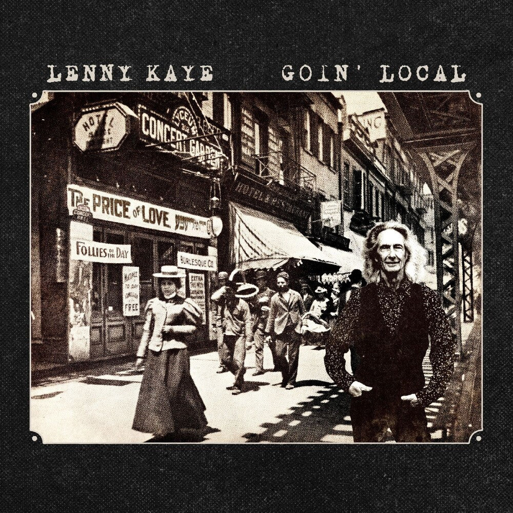 the album cover for Lenny Kaye - Goin' Local [Blue Bone Splash]