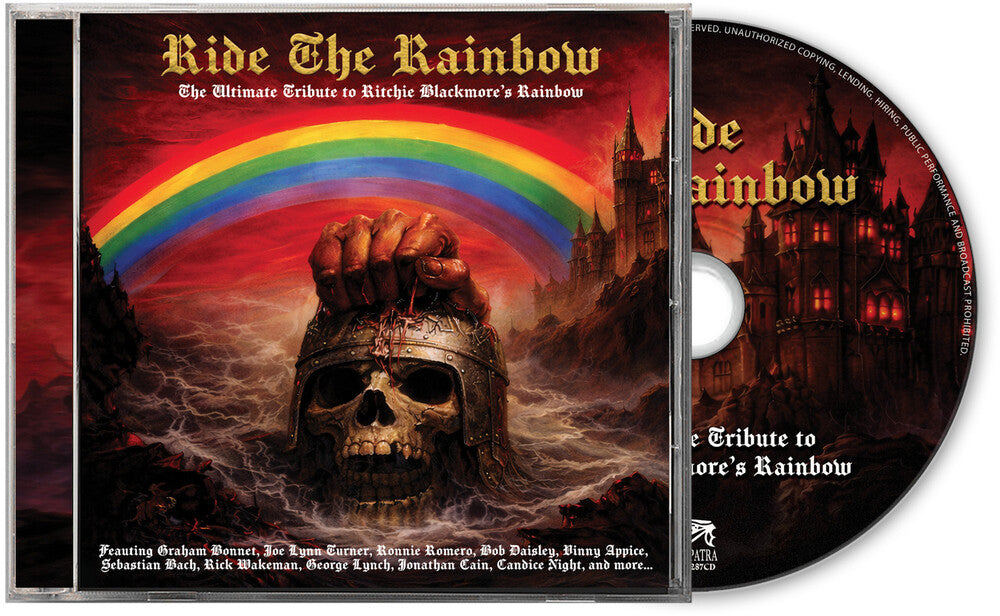 the album cover for Ride The Rainbow: The Ultimate Tribute To / Var - Ride The Rainbow: The Ultimate Tribute To / Var