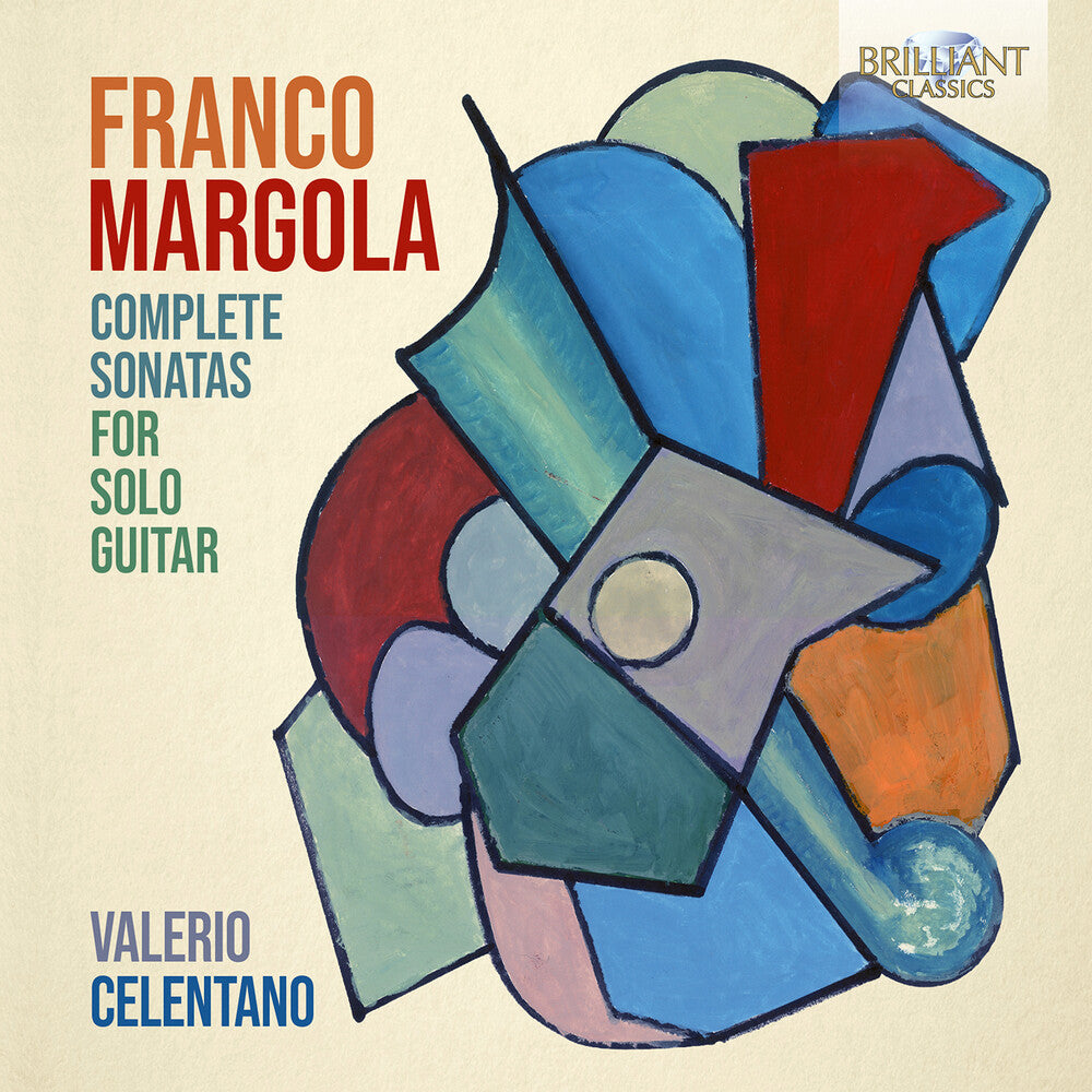 the album cover for Valerio Celentano - Margola: Complete Sons For Solo Guitar