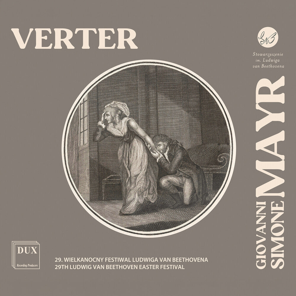 the album cover for Poznan Philharmonic Orchestra - Giovanni Simone Mayr: Verter