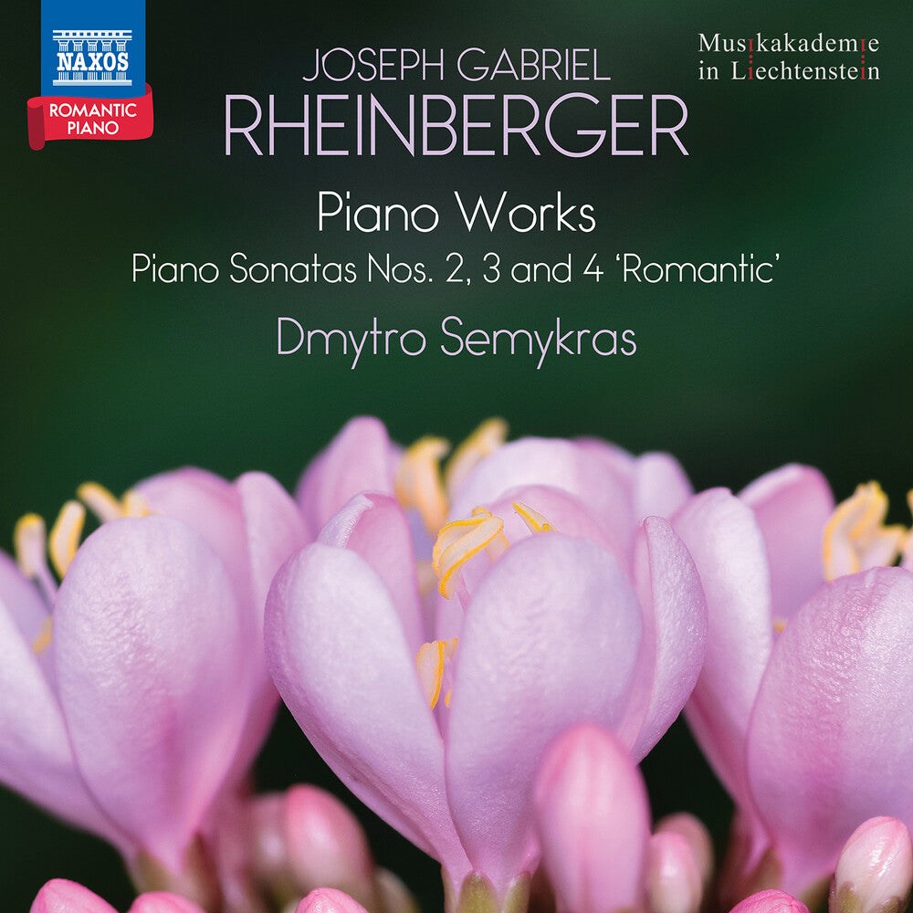 the album cover for Dmytro Semykras - Rheinberger: Pno Works