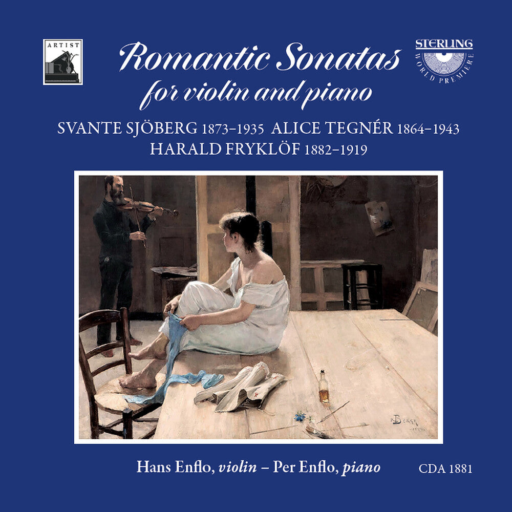 the album cover for Hans Enflo - Romantic Sons For Vn & Piano