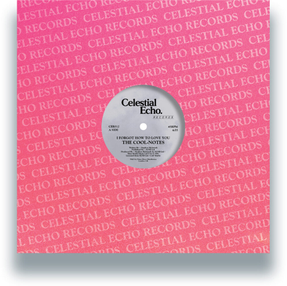 the album cover for Cool-Notes - I Forgot How To Love You / Why Can't We Be Friends