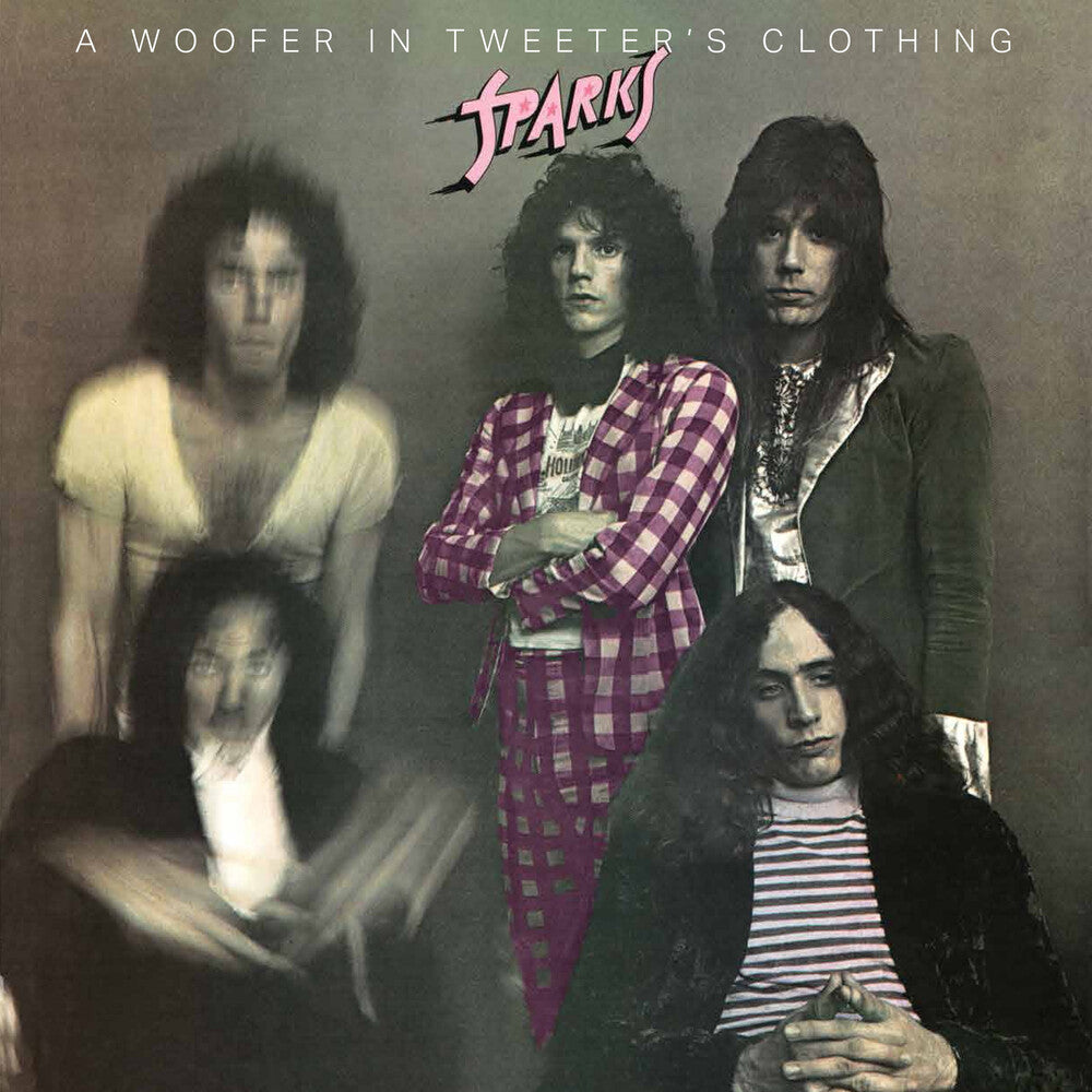 the album cover for Sparks - Woofer In Tweeter's Clothing [Clear Vinyl] [Limited Edition] (Viol)