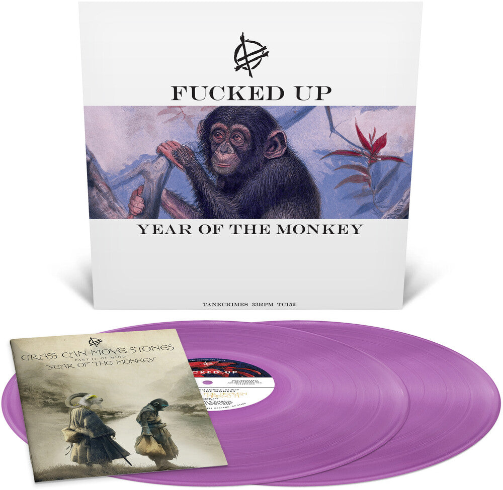 the album cover for Fucked Up - Year Of The Monkey [Colored Vinyl] [Limited Edition] (Viol) [With Booklet]